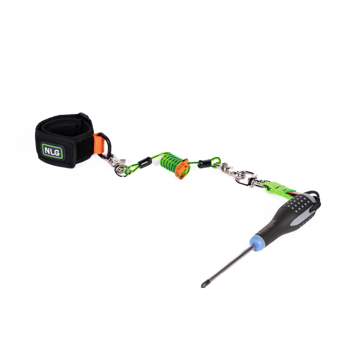 NLG Short Coil Tool Lanyard, Quick Clip™ - imagen 2