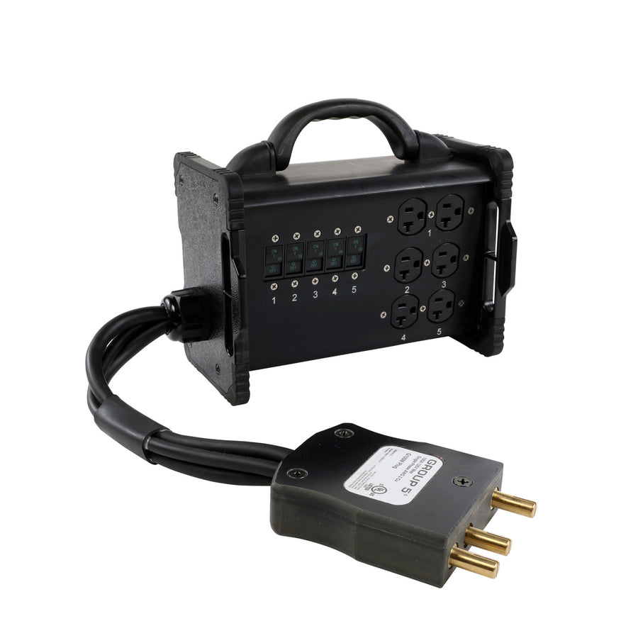 Lex 100 amp bates a los receptores dúplex de Edison en 5 circuitos