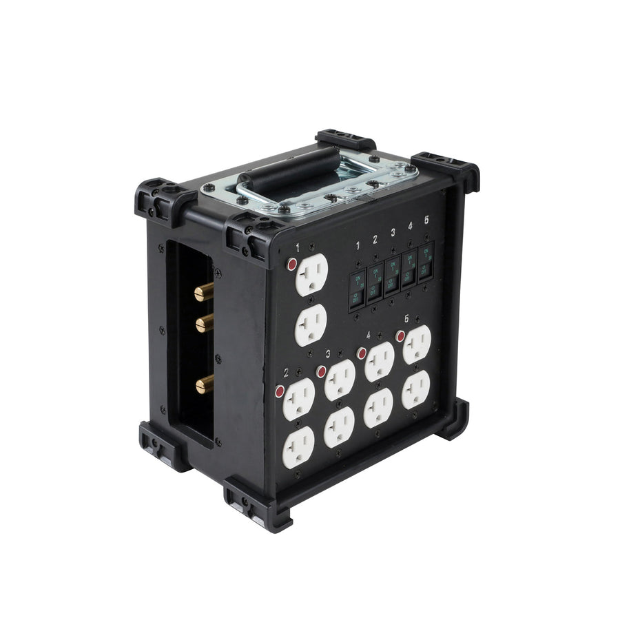 Bates LEX de 100 amperios con receptores dúplex de alimentación a Edison