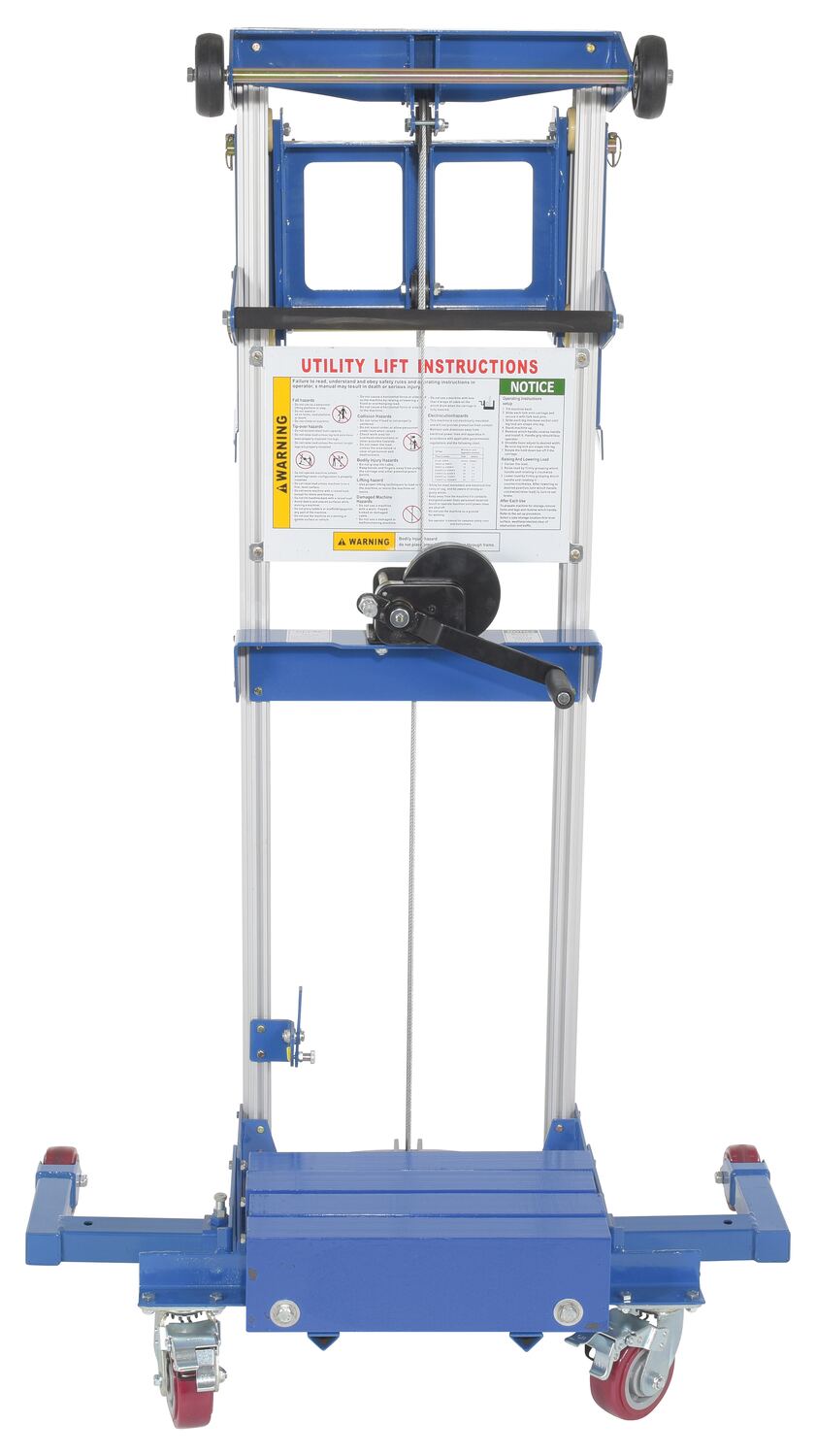 Montacargas con cabrestante manual de Vestil Manufacturing Corp– – Ahora disponibles en MTN Shop US.