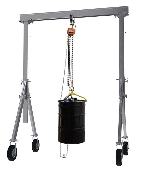 Vestil Manufacturing Corp Adjustable Height Aluminum Gantry Cranes with Pneumatic Casters– – Now available at MTN Shop US.