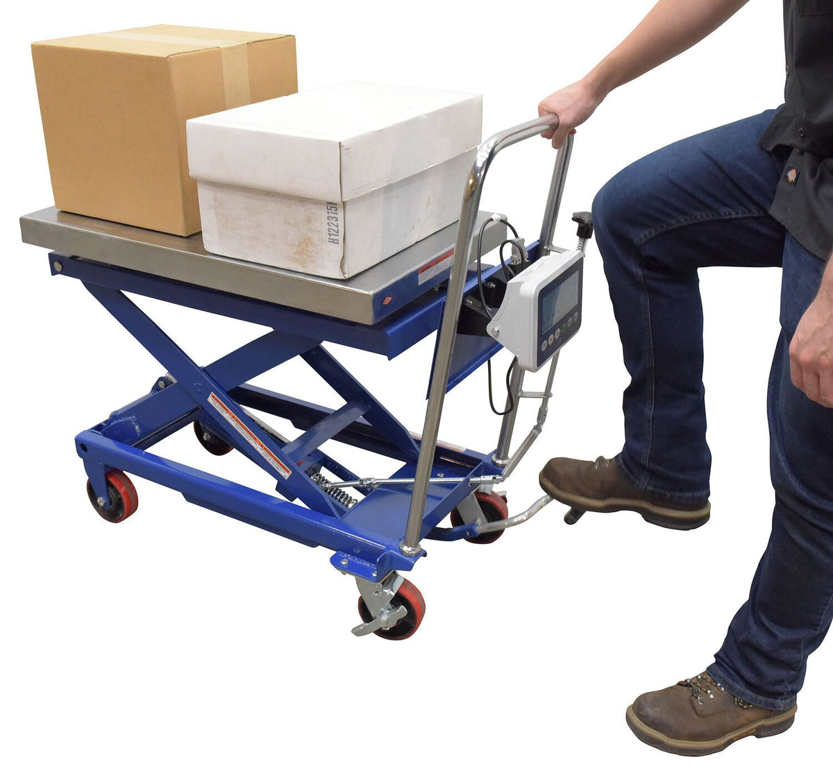 Vestil Manufacturing Corp Scissor Carts with Built-In Scale– – Now available at MTN Shop US. - imagen 7