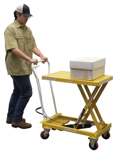 Carros elevadores hidráulicos con cambio automático de Vestil Manufacturing Corp– – Ahora disponibles en MTN Shop US.