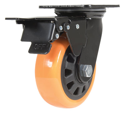 Ruedas Poly On Poly de Vestil Manufacturing Corp (naranja)– – Ahora disponibles en MTN Shop US.