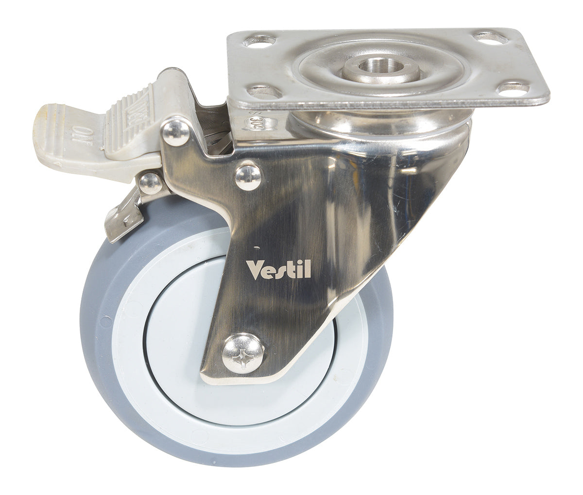 Vestil Manufacturing Corp TPR (caucho termoplástico) sobre ruedas de acero inoxidable– – Ahora disponible en MTN Shop US. - imagen 4