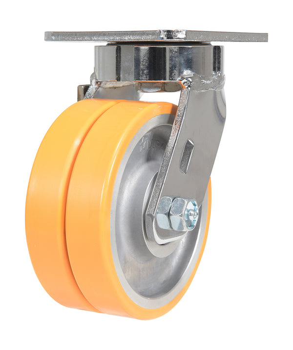 Vestil Manufacturing Corp Dual Wheel Polyurethane (SI) - Highly Ergonomic Upgrade Casters– – Now available at MTN Shop US.