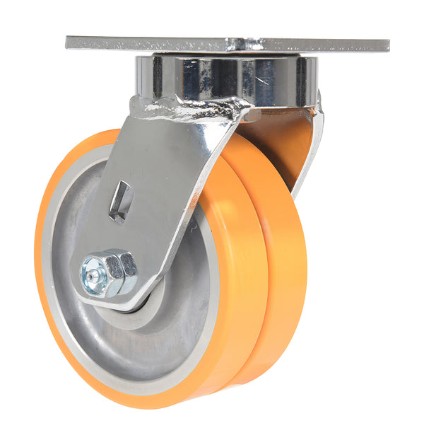 Vestil Manufacturing Corp Dual Wheel Polyurethane (SI) - Highly Ergonomic Upgrade Casters– – Now available at MTN Shop US.