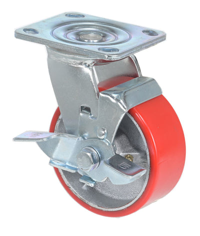Ruedas de poliuretano Vestil Manufacturing Corp (banda de rodadura roja)– – Ahora disponibles en MTN Shop US.