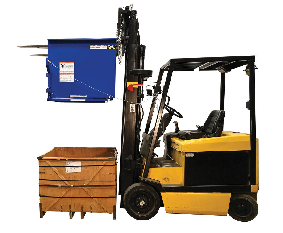 Tolva de fondo abatible de Vestil Manufacturing Corp– – Ahora disponible en MTN Shop US.