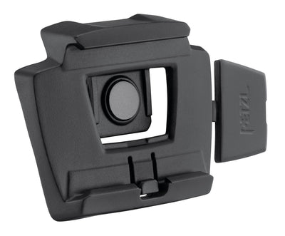 Petzl Slot Adapt plate for mounting headlamps on Petzl VERTEX or STRATO helmets, allows headlamp tilting.