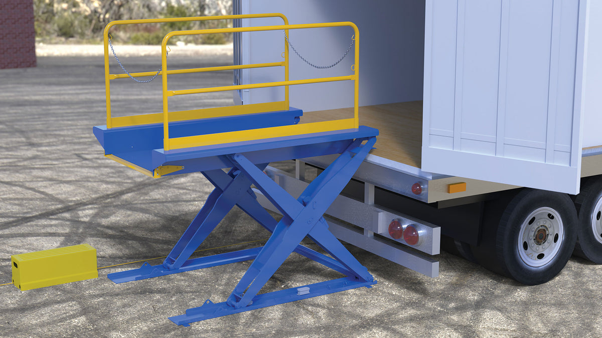 Vestil Manufacturing Corp Ground Lift Scissor Tables with Handrails– – Now available at MTN Shop US. - imagen 4
