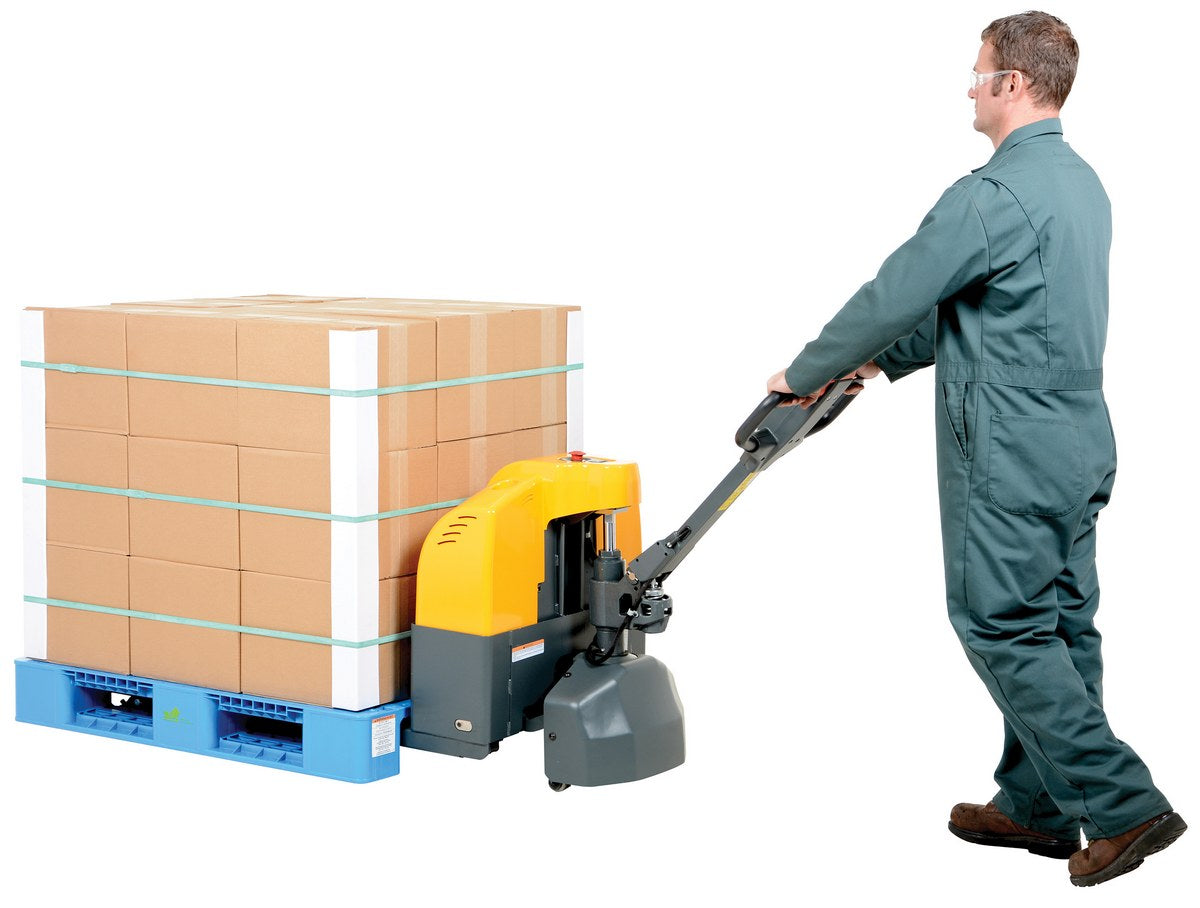Transpaleta semieléctrica Vestil Manufacturing Corp– – Ahora disponible en MTN Shop US.