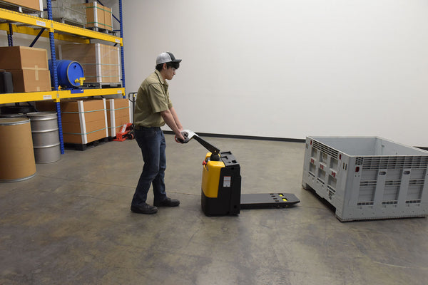 Vestil Manufacturing Corp Electric Pallet Truck with Single Fork– – Now available at MTN Shop US.