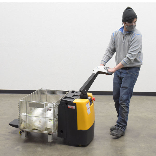 Vestil Manufacturing Corp Electric Pallet Truck with Single Fork– – Now available at MTN Shop US.