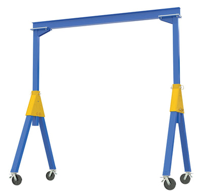 Grúas pórtico de acero de altura fija Vestil Manufacturing Corp con ruedas de bloqueo total - Desmontable– – Ahora disponibles en MTN Shop EE. UU.