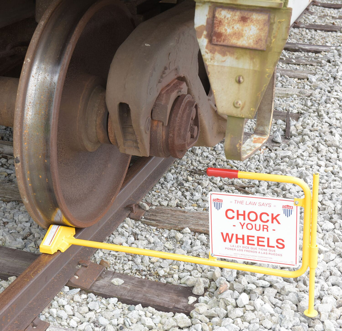 Vestil Manufacturing Corp Universal Steel Rail Chocks– – Now available at MTN Shop US. - imagen 5