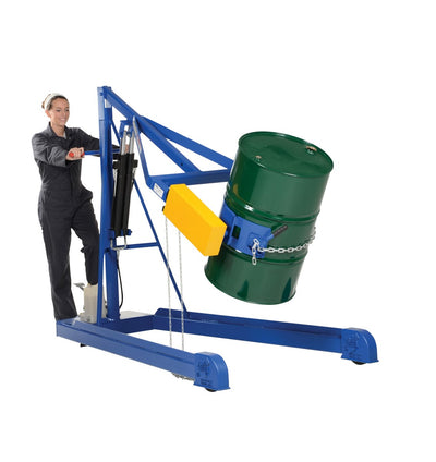 Portador de tambor/rotador/plumas hidráulicos portátiles de Vestil Manufacturing Corp– – Ahora disponible en MTN Shop US.