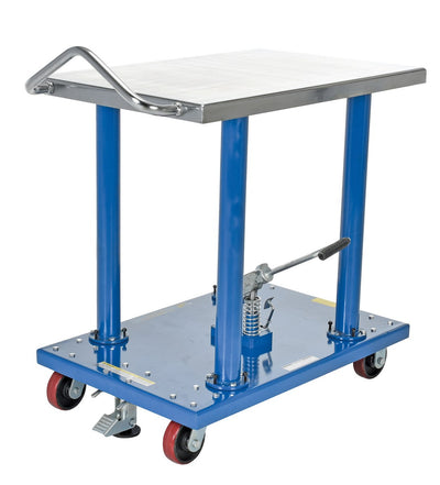 Mesas de postes hidráulicos de Vestil Manufacturing Corp– – Ahora disponibles en MTN Shop US.