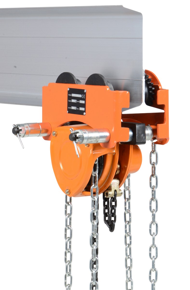 Vestil Manufacturing Corp Low Headroom Combination Chain Hoist/Trolley