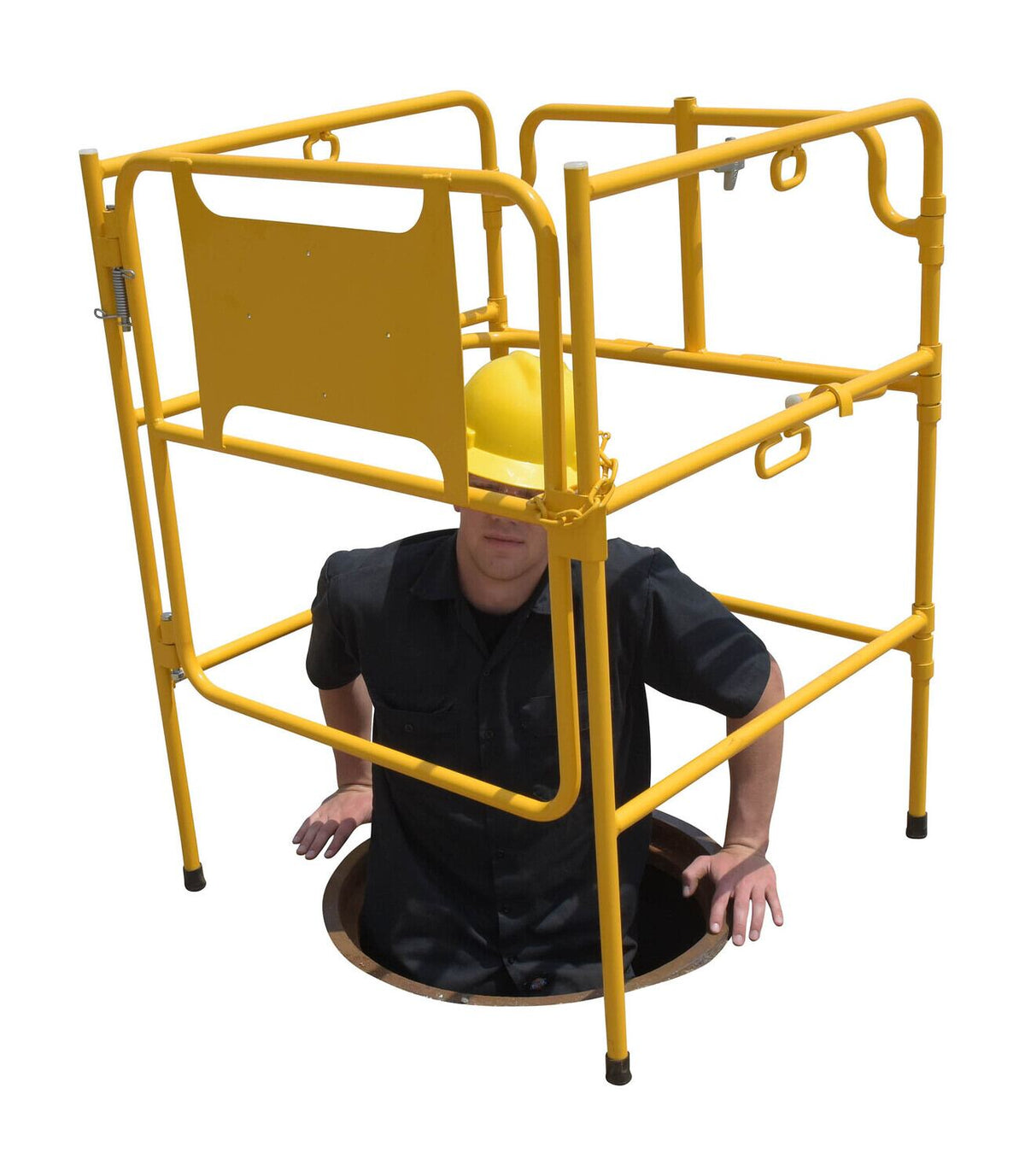 Barandillas de protección para bocas de acceso de Vestil Manufacturing Corp– – Ahora disponibles en MTN Shop US.
