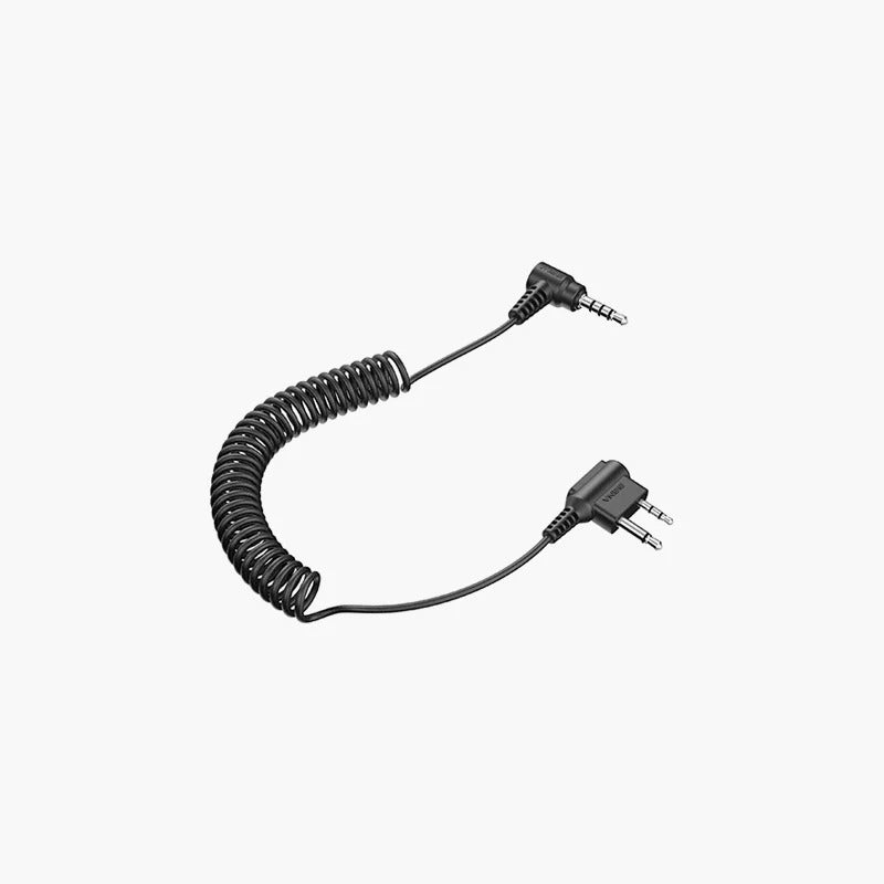 Sena 2-Way Radio Cable with Midland twin-pin connector on white background - imagen 4
