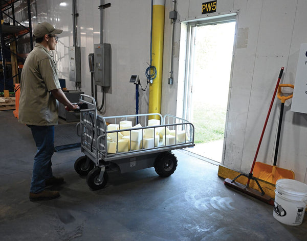 Vestil Manufacturing Corp Off-Road Traction Drive Powered Carts– – Now available at MTN Shop US.