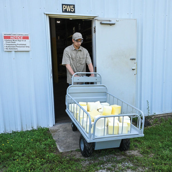 Vestil Manufacturing Corp Off-Road Traction Drive Powered Carts– – Now available at MTN Shop US.