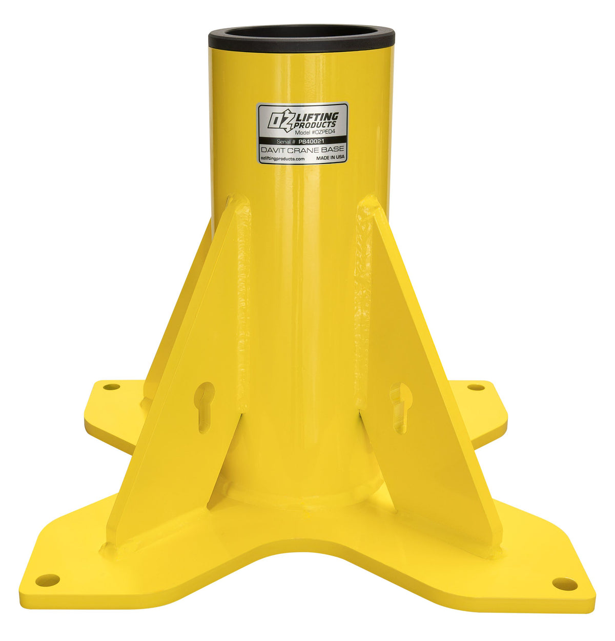 OZ Lifting Pedestal Base for Davit Crane OZPED4
- imagen 3