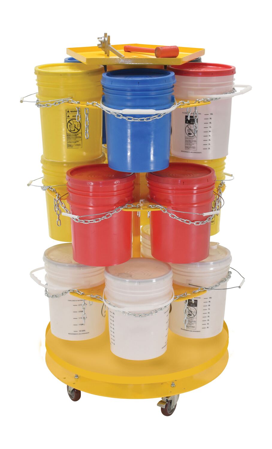Vestil Manufacturing Corp Pail Carousel Racks– – Now available at MTN Shop US. - imagen 2