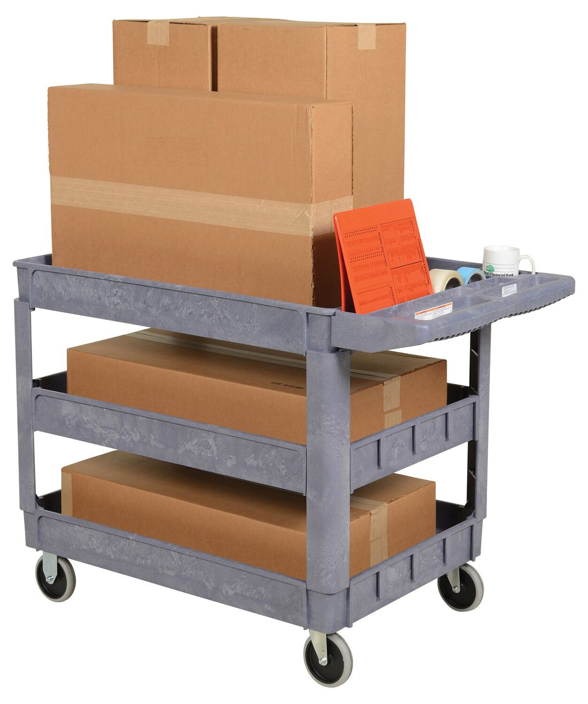 Vestil Manufacturing Corp Plastic Utility Service Carts– – Now available at MTN Shop US.
