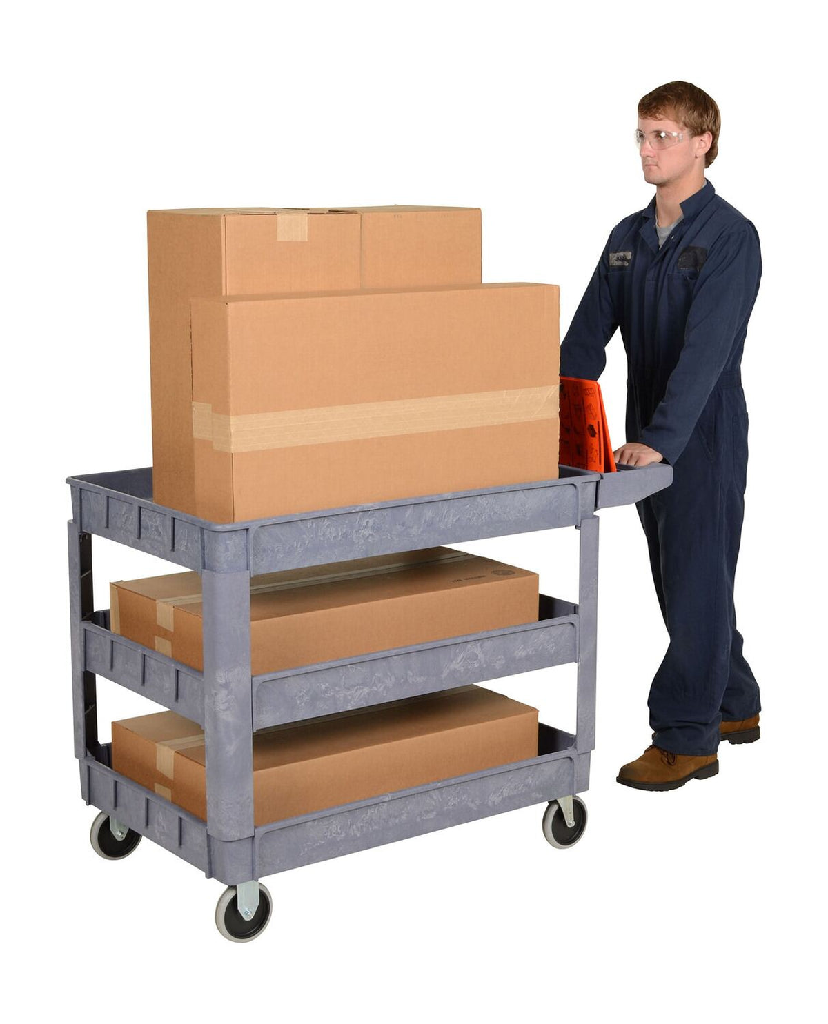 Vestil Manufacturing Corp Plastic Utility Service Carts– – Now available at MTN Shop US.