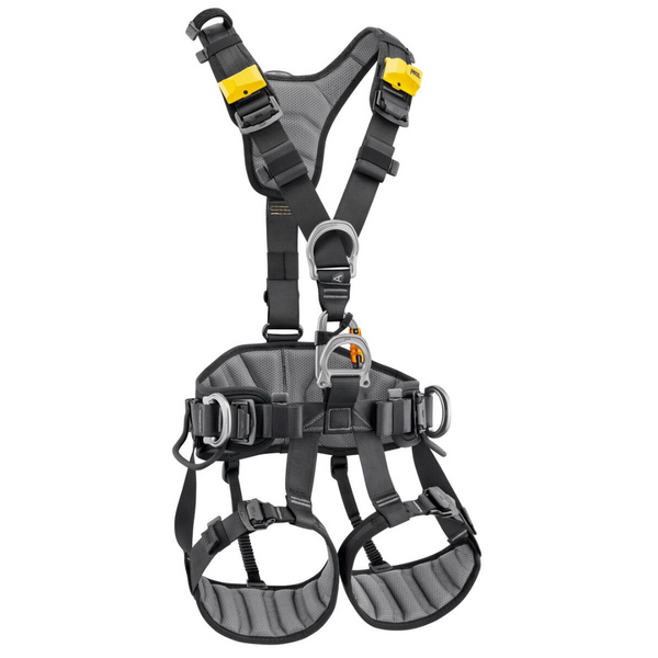 AVAO® International Version – Explore the AVAO® International Version: a comfortable, versatile harness designed for work at height. Easy adjustments, optimal support, and efficient tool organization with durable connection points. CE and ANSI certified. – Now available at MTN Shop US.
