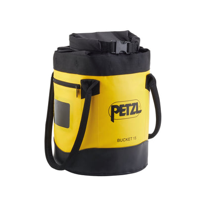 Yellow Petzl Bucket 15L gear bag