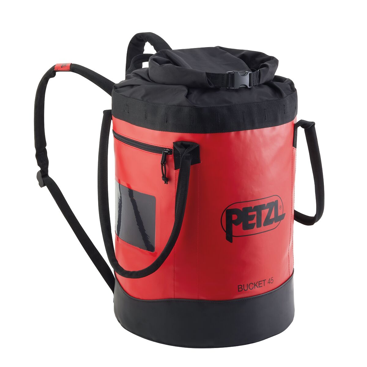 Red Petzl Bucket 45L gear bag - imagen 2