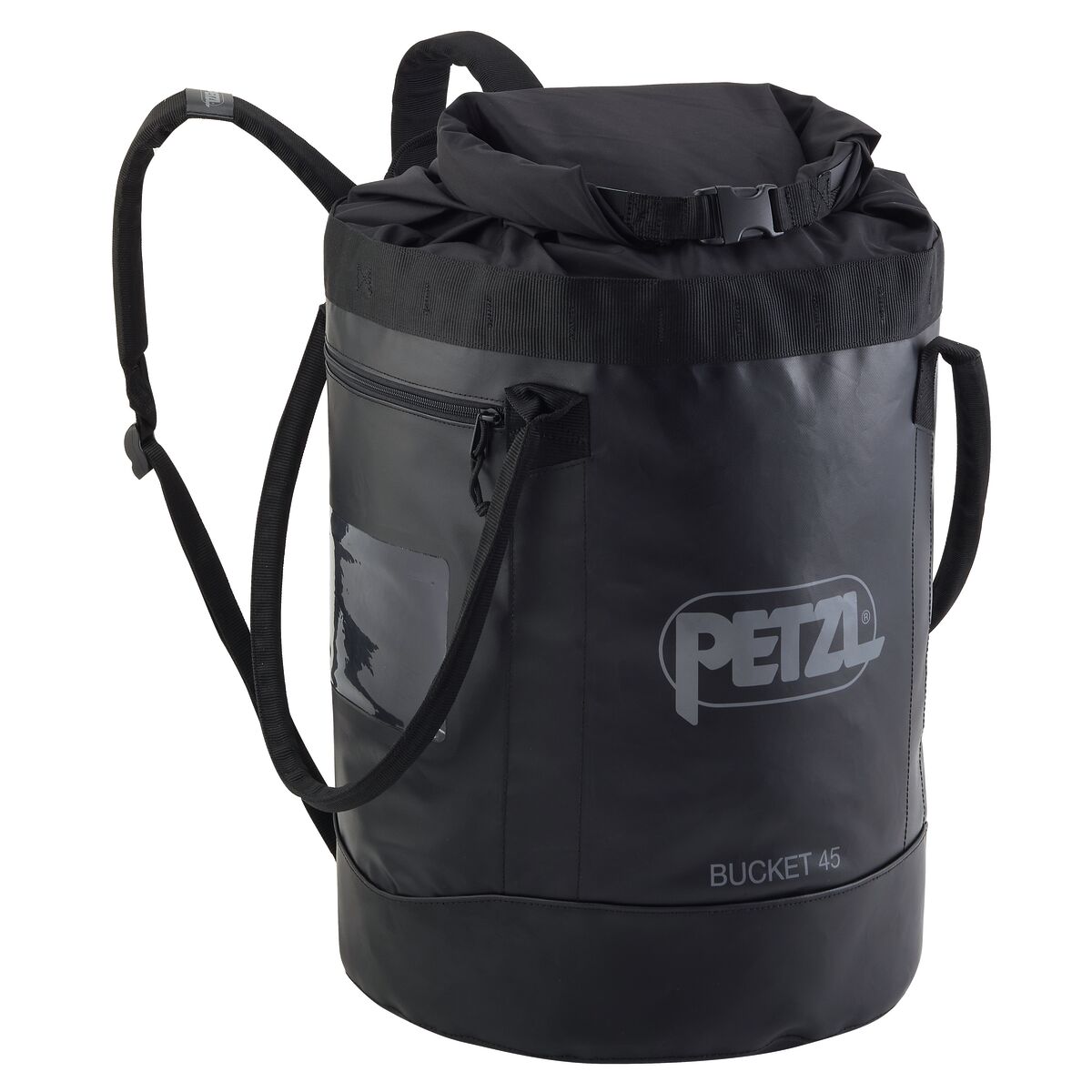 Black Petzl Bucket 45L gear bag - imagen 3