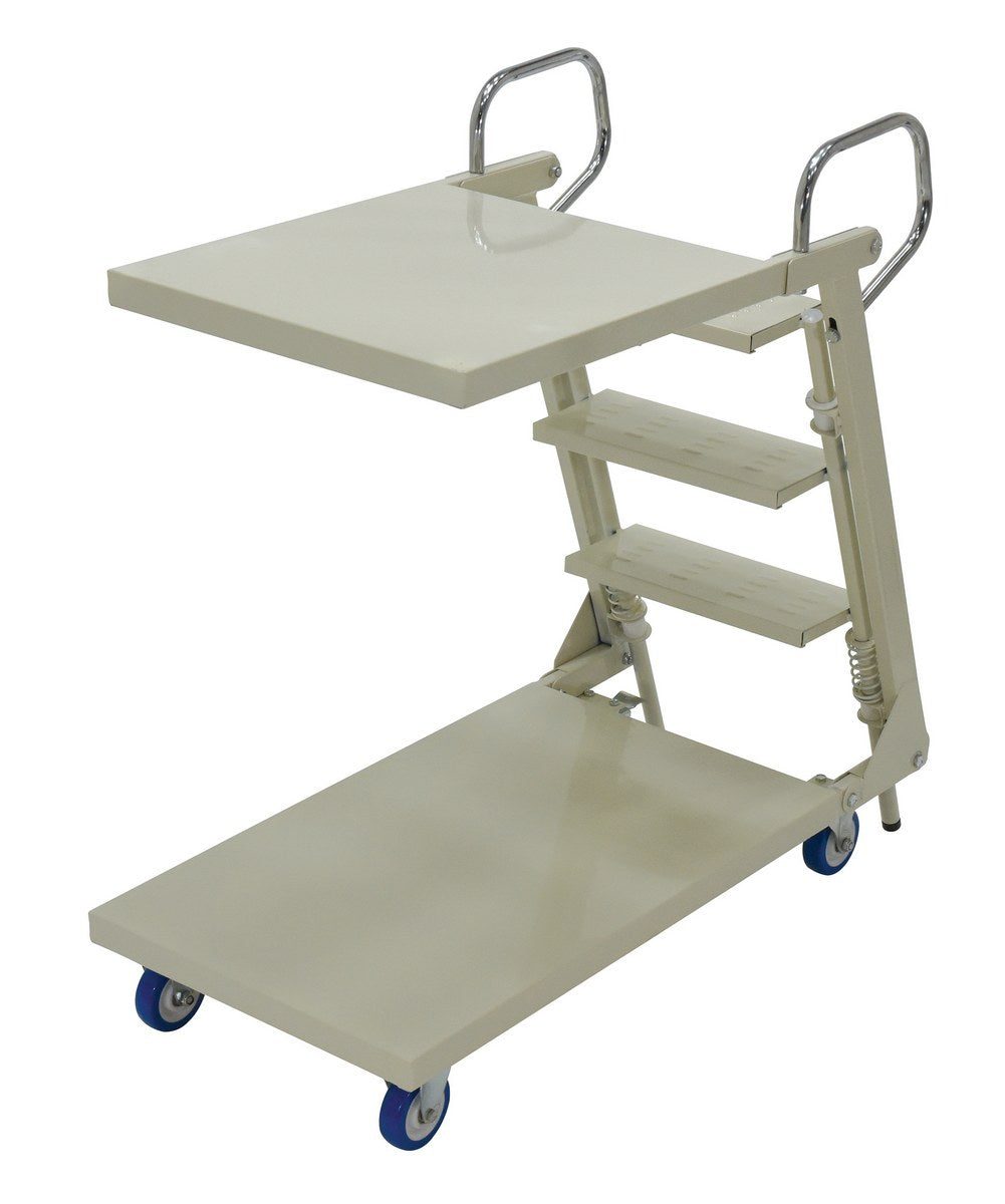 Camión recolector de existencias en voladizo de acero Vestil Manufacturing Corp– – Ahora disponible en MTN Shop US. - imagen 2