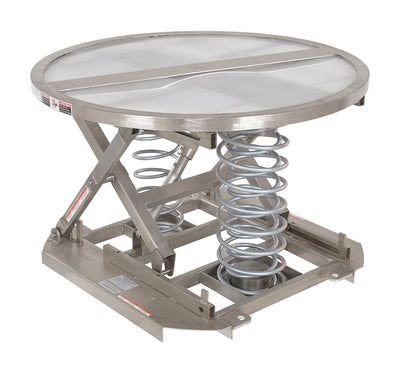 Mesas de tijera con resorte de Vestil Manufacturing Corp– – Ahora disponibles en MTN Shop US.