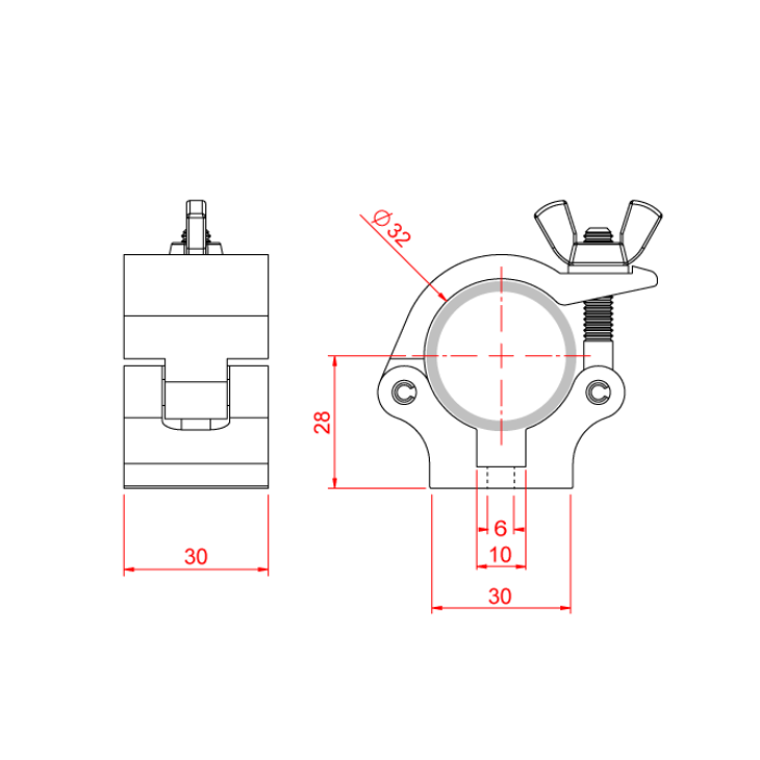 Medio acoplador de átomo de 32 mm Doughty - imagen 3