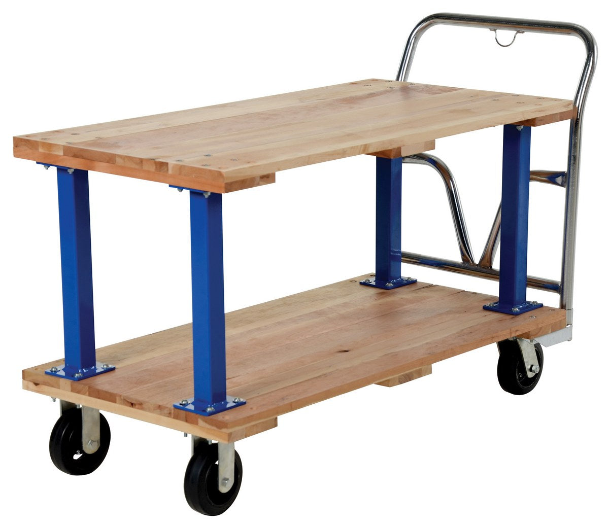 Vestil Manufacturing Corp Double & Triple Decker Hardwood Platform Carts– – Now available at MTN Shop US. - imagen 3
