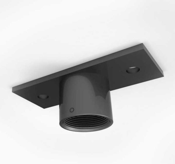 Adaptive Technologies Group MP-1.5NPS-CP black ceiling plate with threaded pipe socket