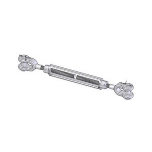 Adaptive Technologies Group galvanized jaw-to-jaw turnbuckle
