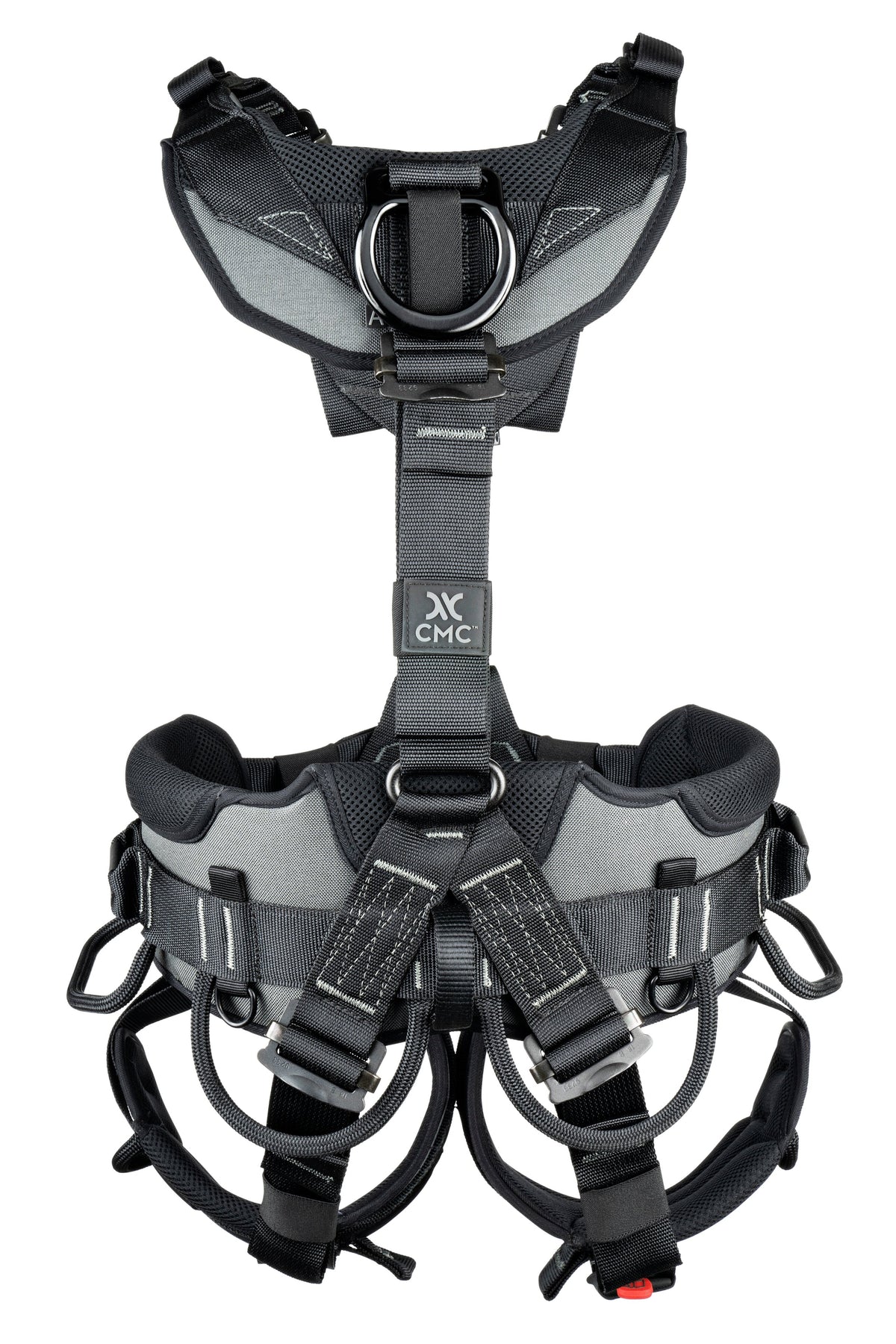CMC ATOM Global Harness (now Byo Only, Non CE), full-body rope access harness with dorsal and sternal attachments, side view - imagen 4