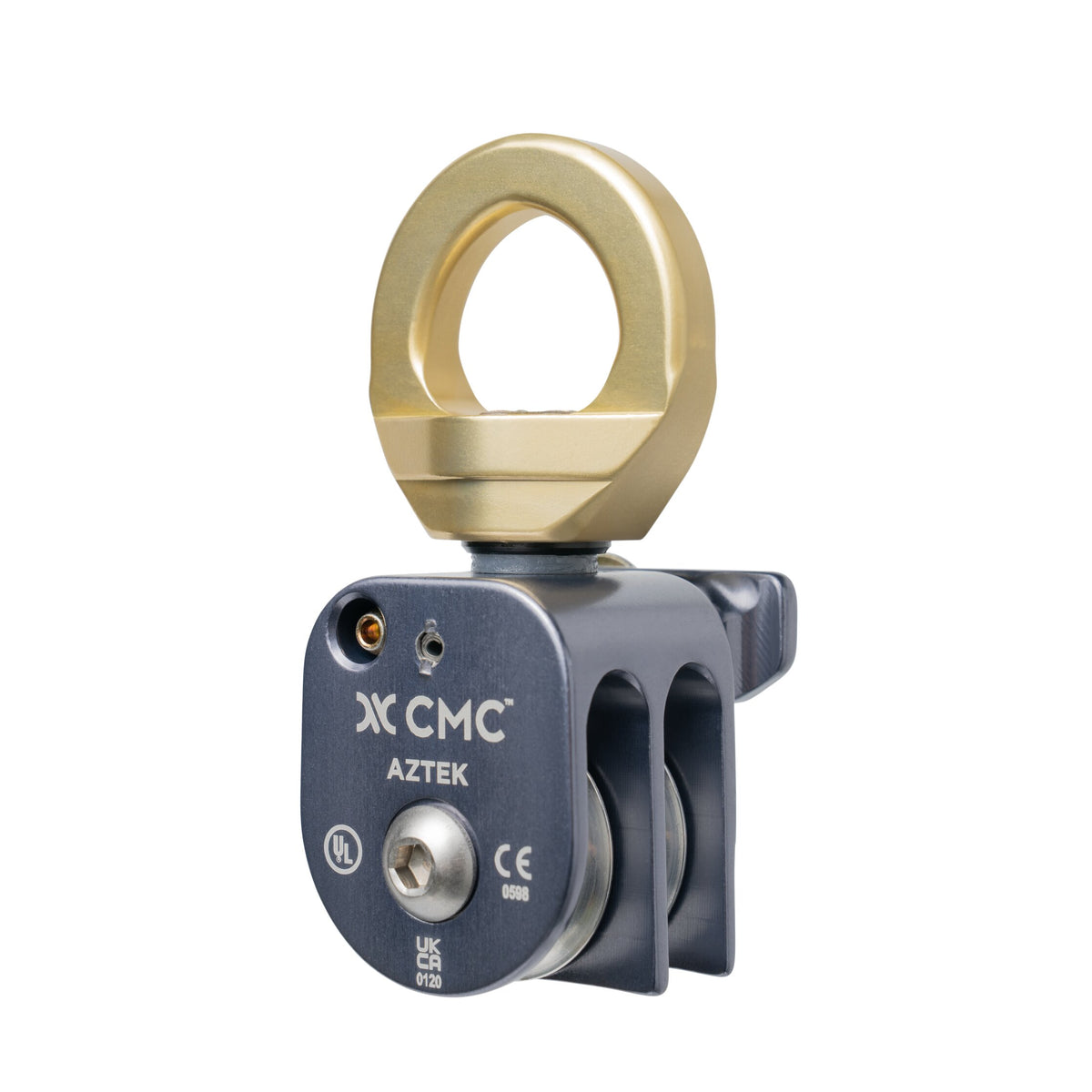 CMC AZTEK Double Pulleys, double sheave pulley for mechanical advantage, alternate view - imagen 2