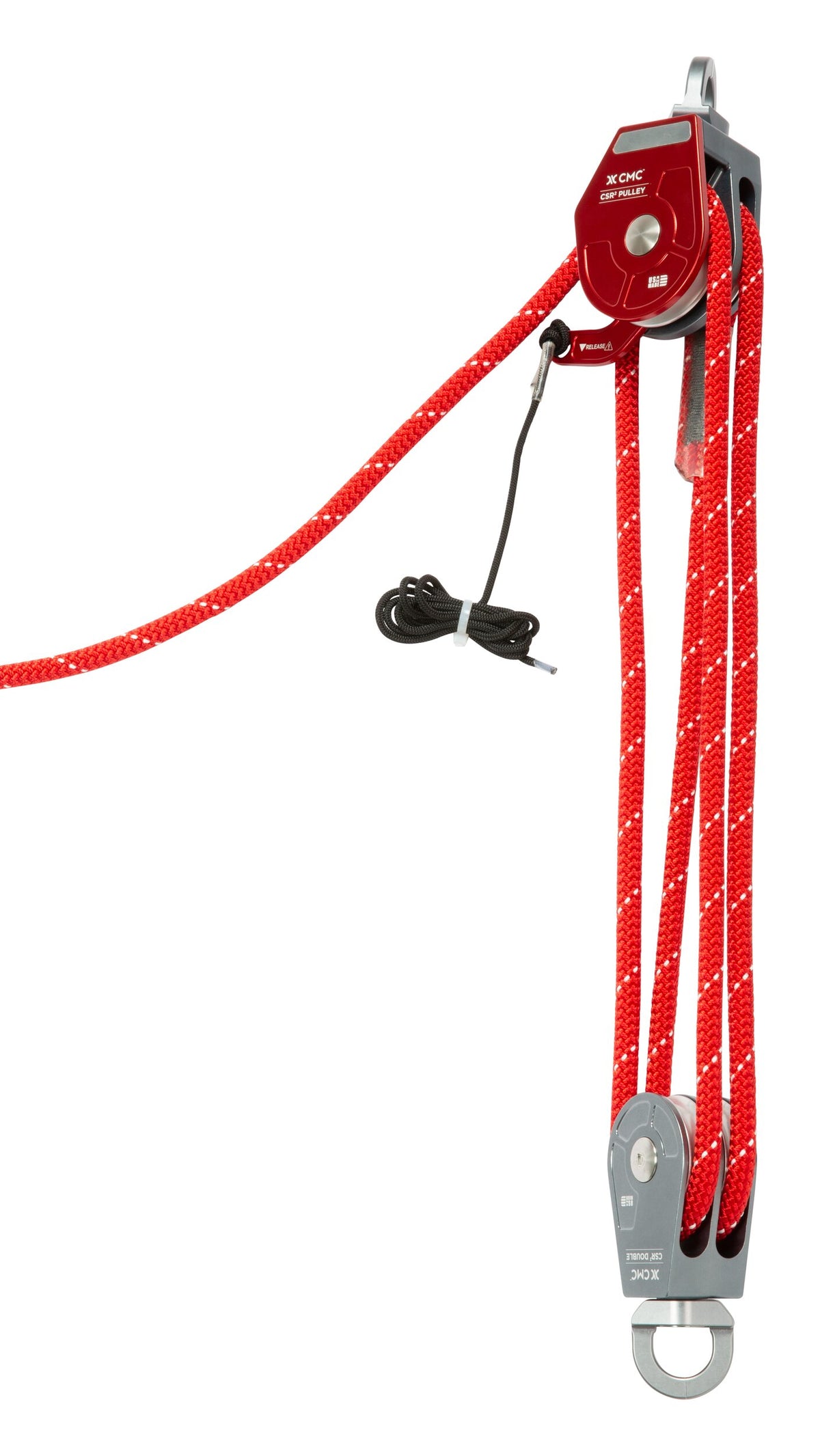 CMC CSR2 Pulley System, pre-rigged pulley hauling system, SKU 500102, detail view - imagen 3