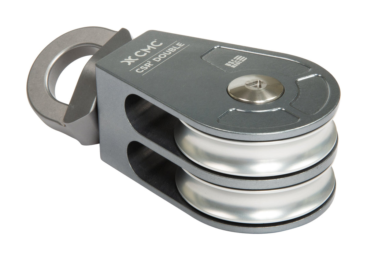 CMC CSR2 Pulleys, compound rescue pulley with becket, SKU 300342, detail view - imagen 3