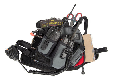 CMC Dualcom Radio Harness, dual-radio chest harness for communications