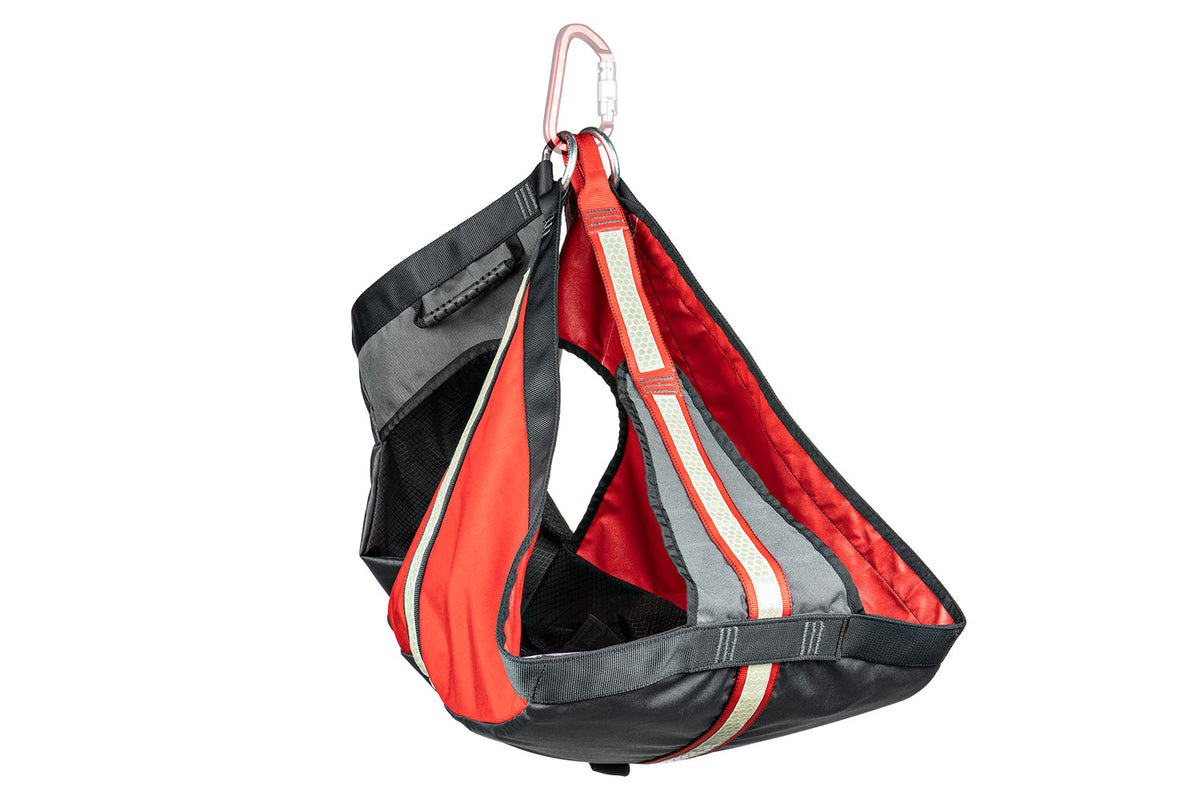 CMC Helitack Hotseat, helitack seat harness for helicopter crew, alternate view - imagen 2