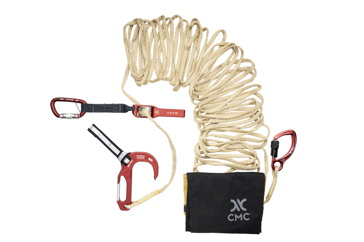 CMC LEVR BT Escape System, bail-out escape system with descender, SKU 500363, rear view - imagen 5