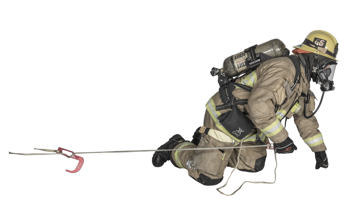 CMC LEVR Escape System, firefighter escape system with descender and line, SKU 500360, product view 18 - imagen 17