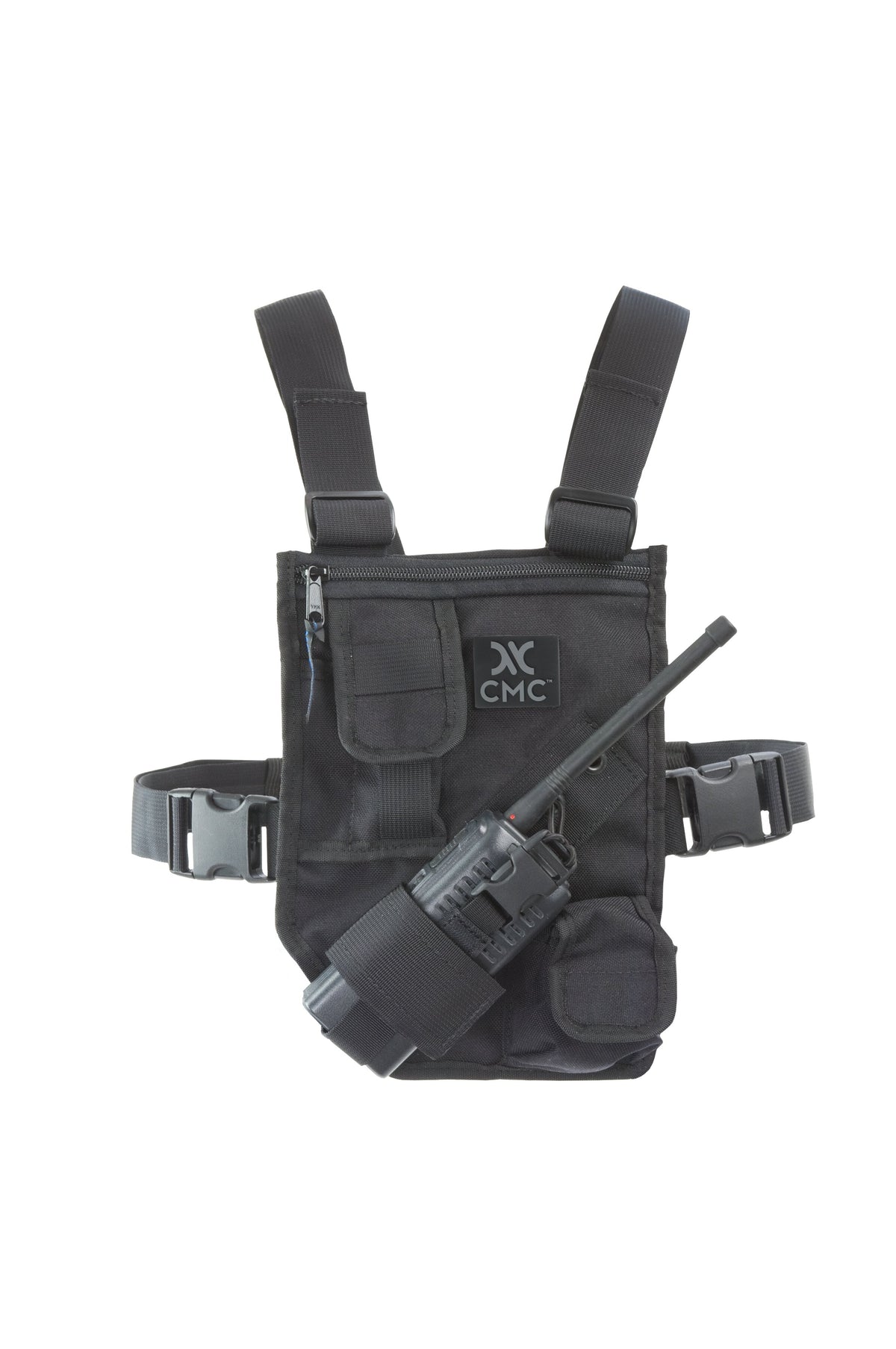 CMC Proseries Radio Harness, chest-worn radio harness with adjustable straps, detail view - imagen 3